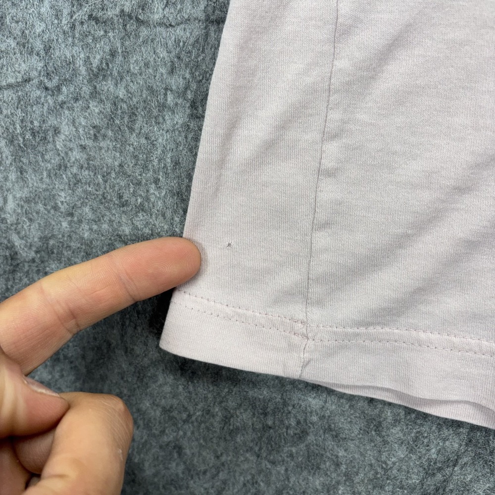 Sunspel T-Shirt Men's XS Short Sleeve Cotton Pink White Striped England Luxury - Picture 3 of 9